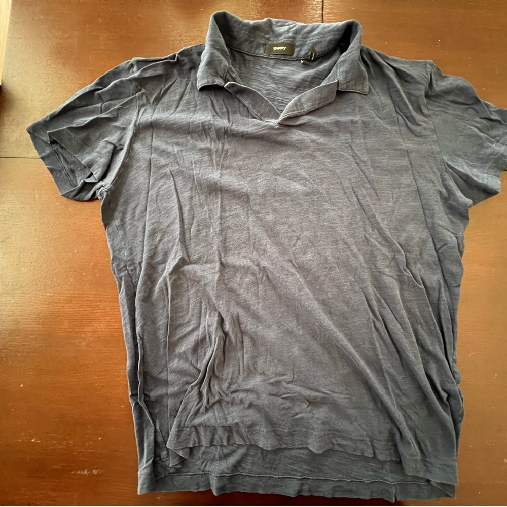 Theory L Blue Shirt